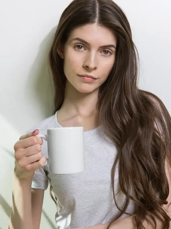 White Glossy Mug